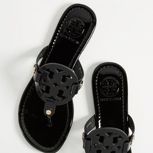 Black Tory Burch Miller sandal 8.5